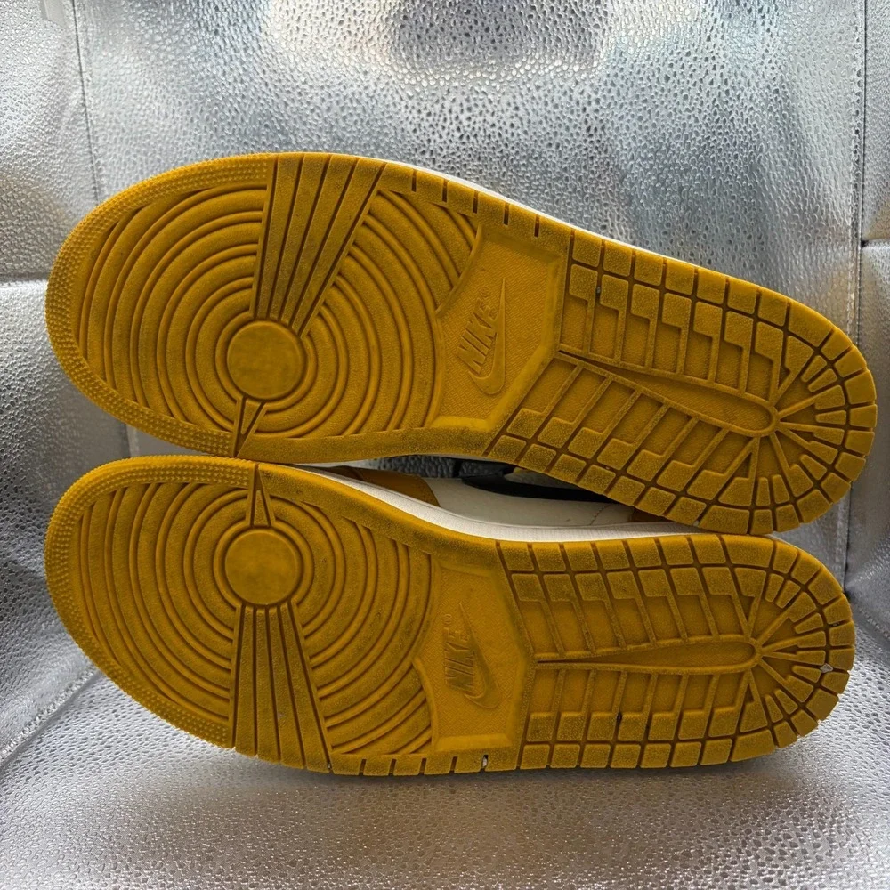 Size 11.5 Nike Air Jordan 1 Retro High OG Yellow Ochre Mens Shoes DZ5485-701